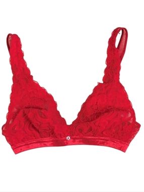 Little Cherry Red Lace Bralette